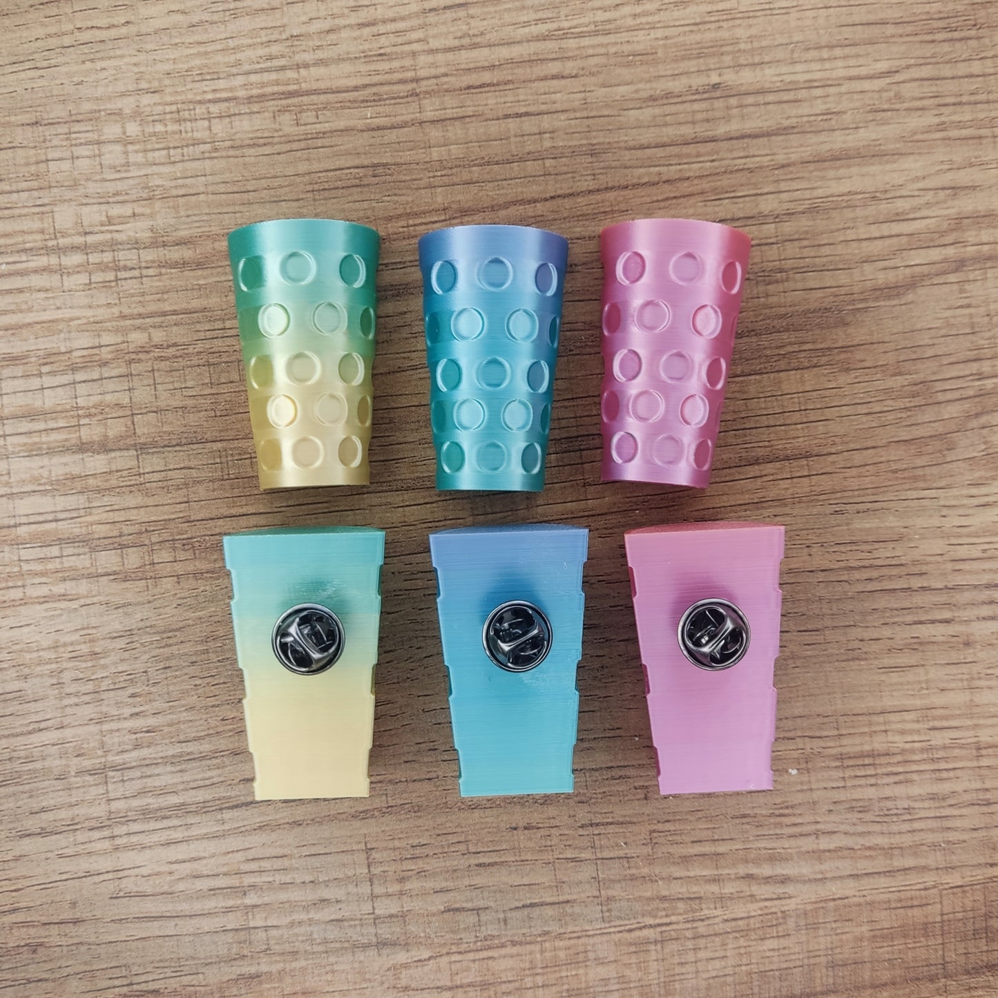 Dubbeglas Pin | Dubbeglas Kleidung Pins | Dubbe-Box