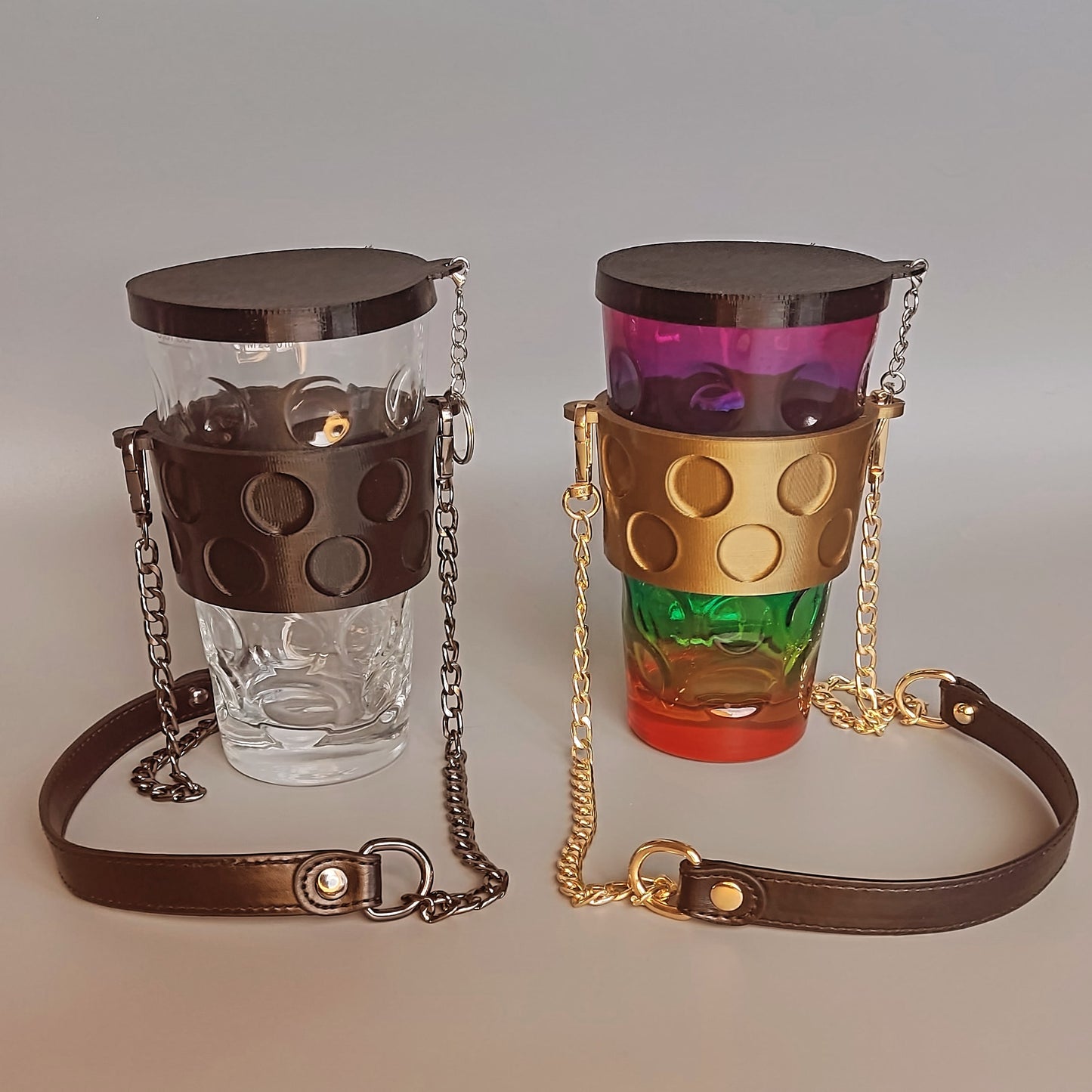 Lederriemen für Dubbeglas Halter