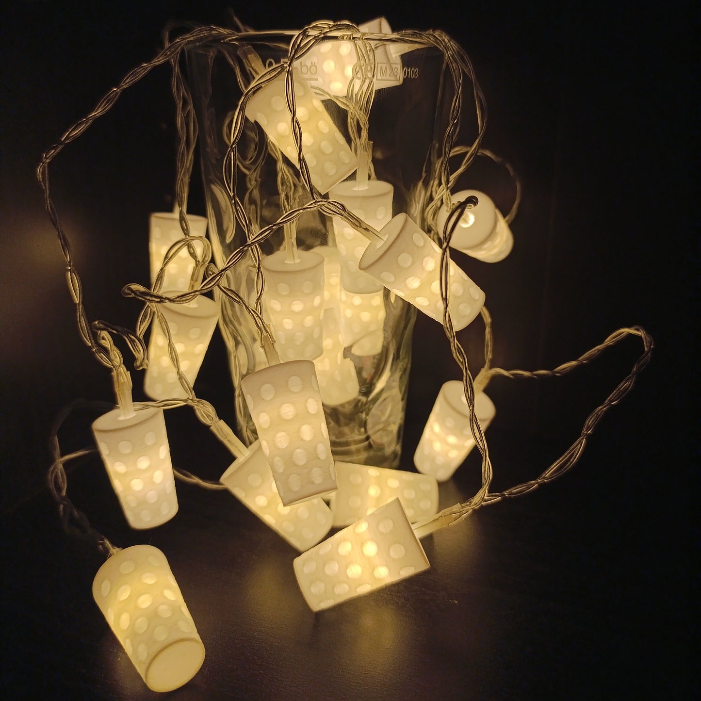Dubbeglas Lichterkette
