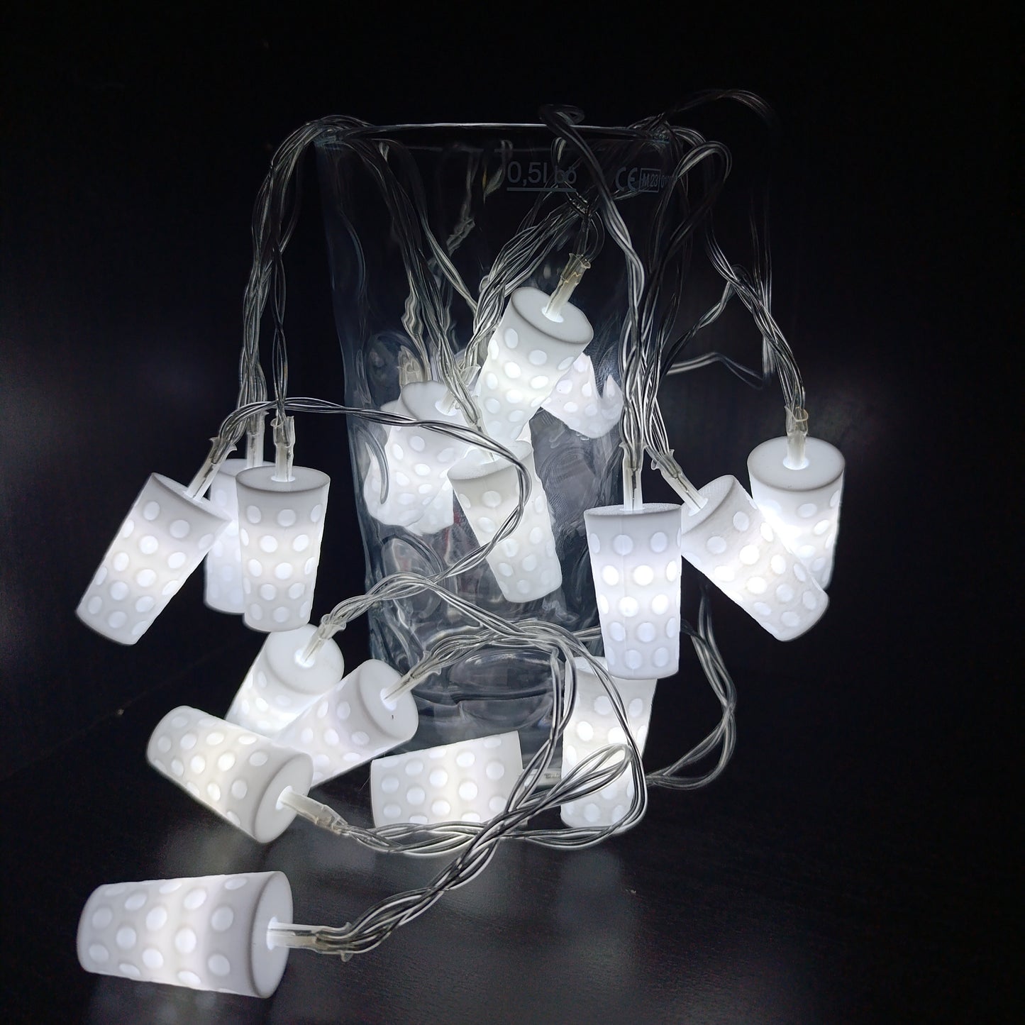 Dubbeglas Lichterkette