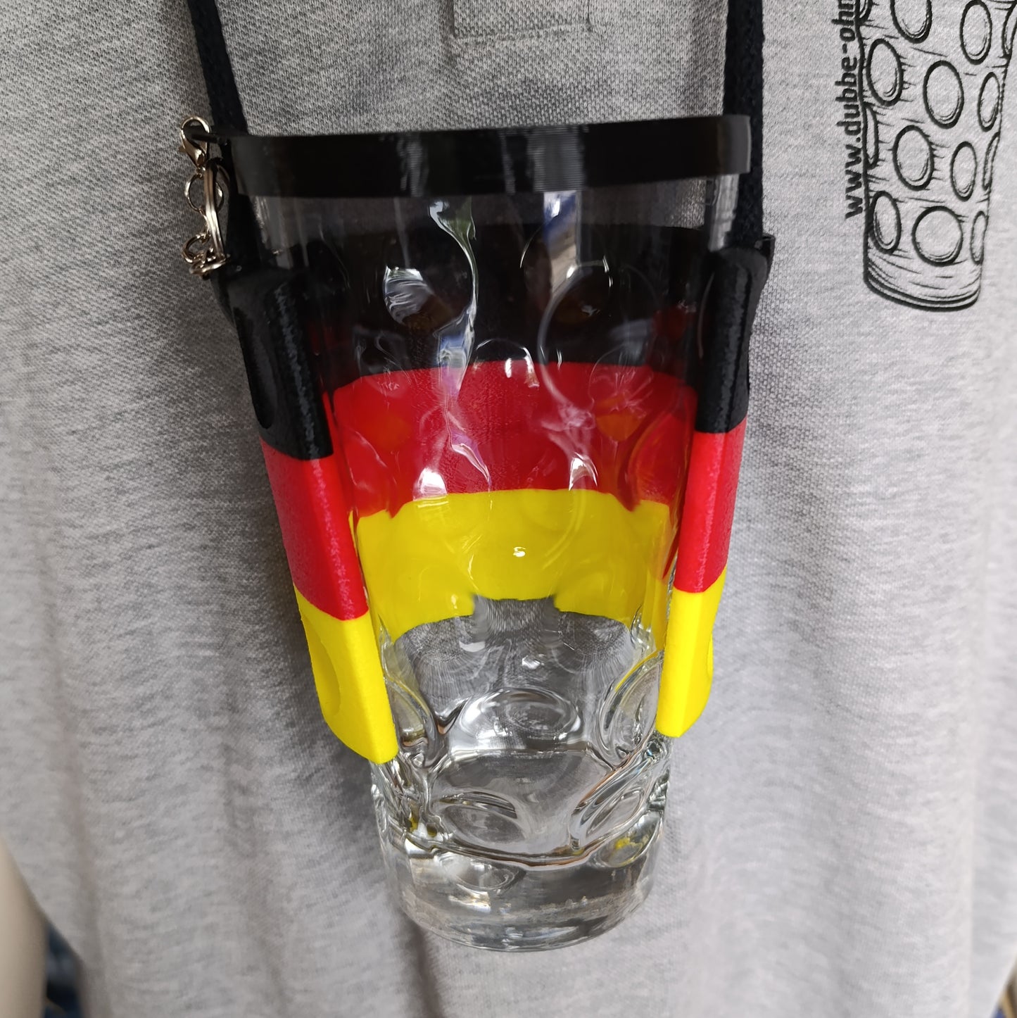 Dubbeglas Halter "EM Edition"