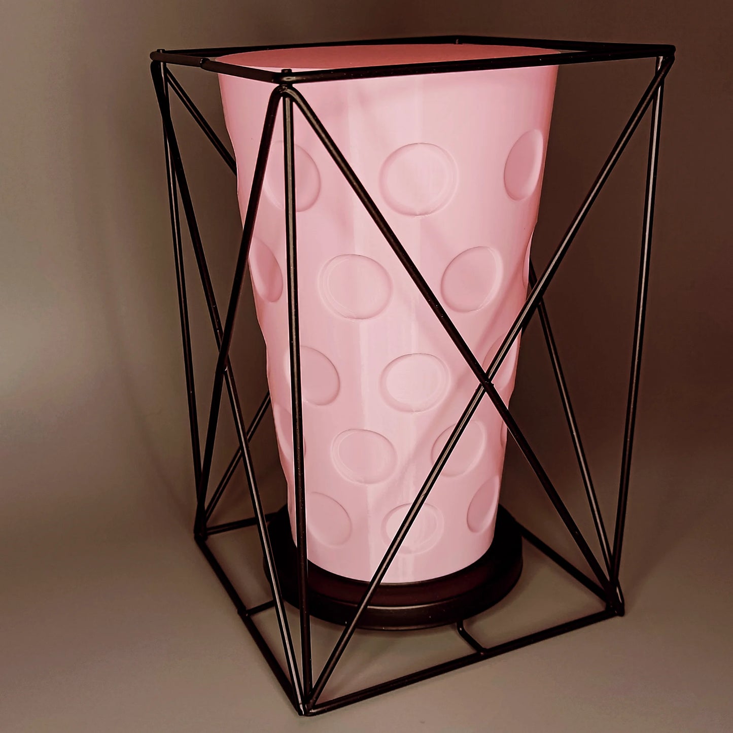 Dubbeglas Tischlampe