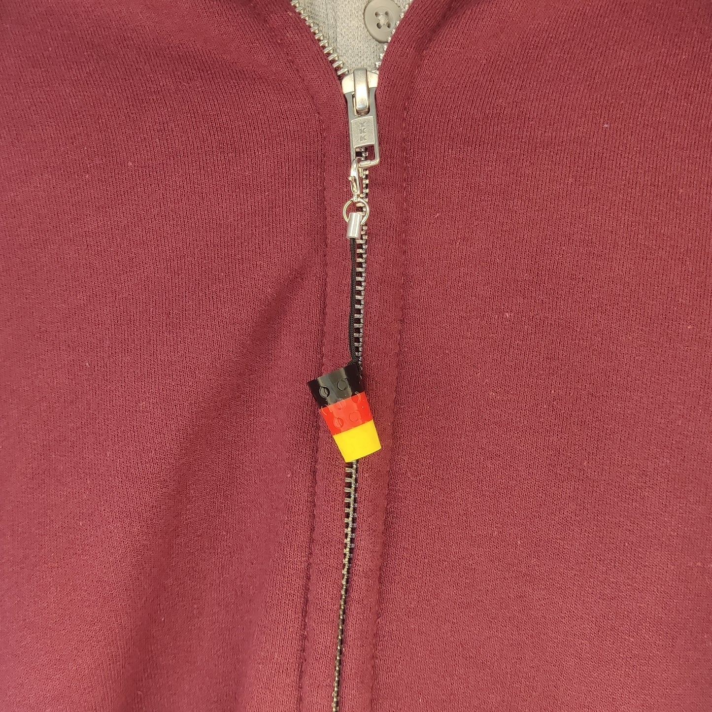 Dubbeglas Zipperanhänger