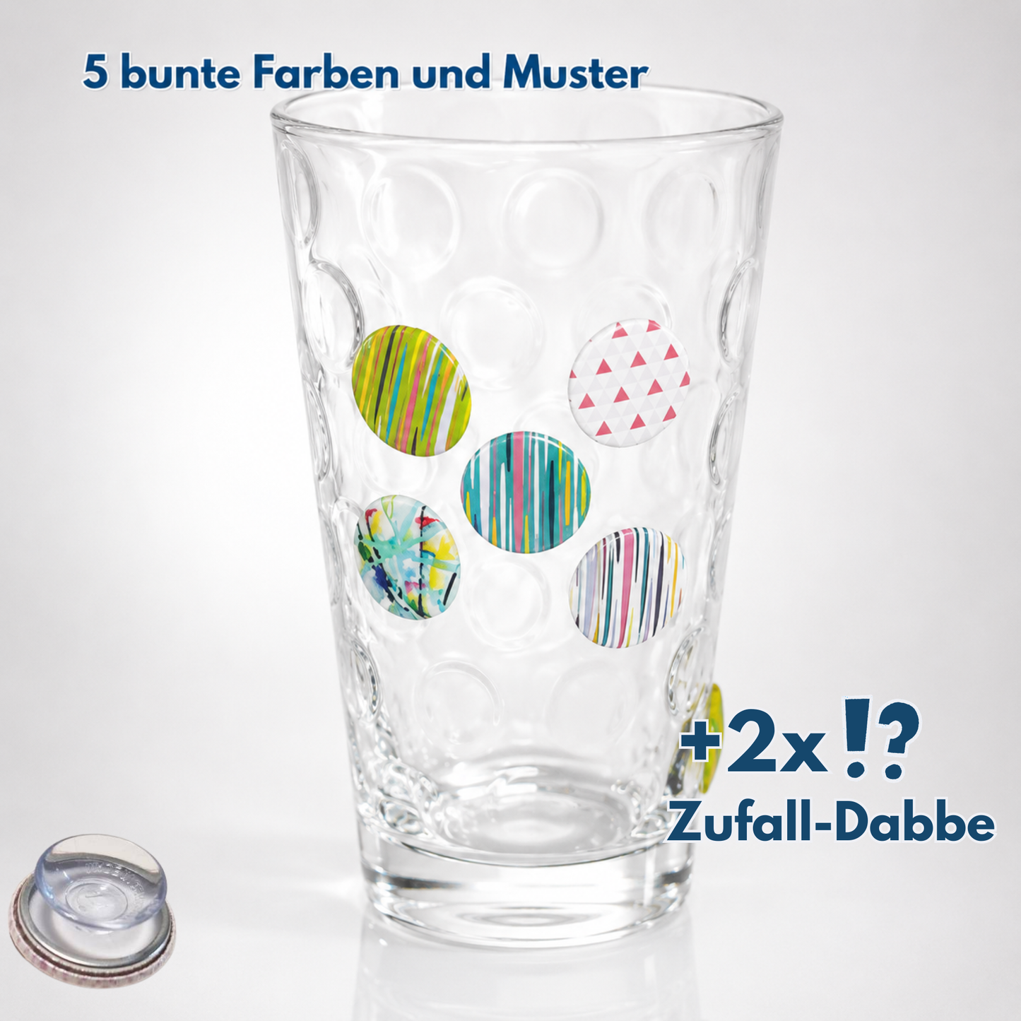 "Moderne Muster 2" 5+2 Dabbe