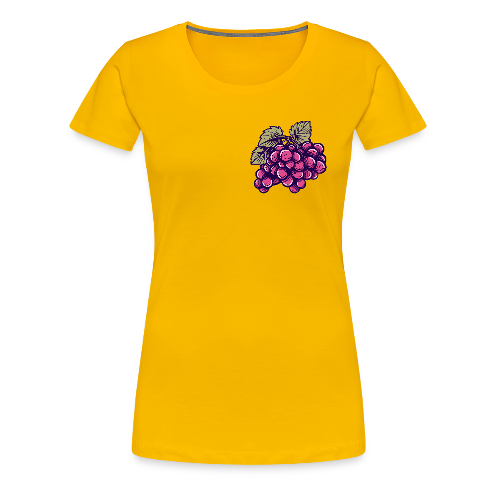 GrapeShirt (Woman) - Sonnengelb