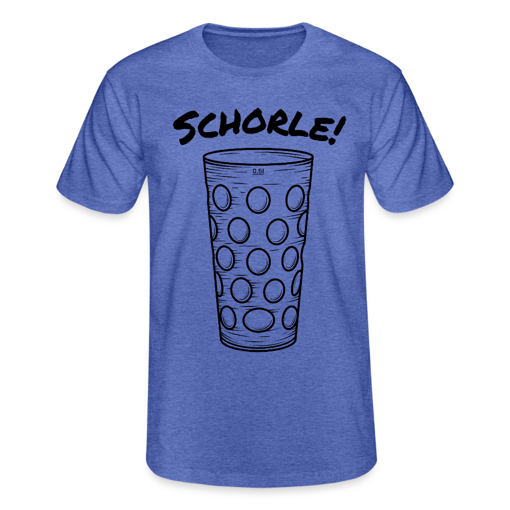 Männer-T-Shirt von Fruit of the Loom - Blau meliert