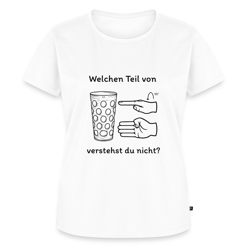 Richtige Schorle, Dubbeglas (woman) - Weiß