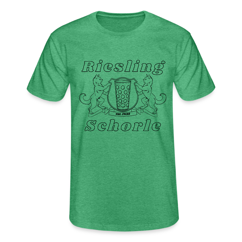 Männer-T-Shirt von Fruit of the Loom - Grün meliert