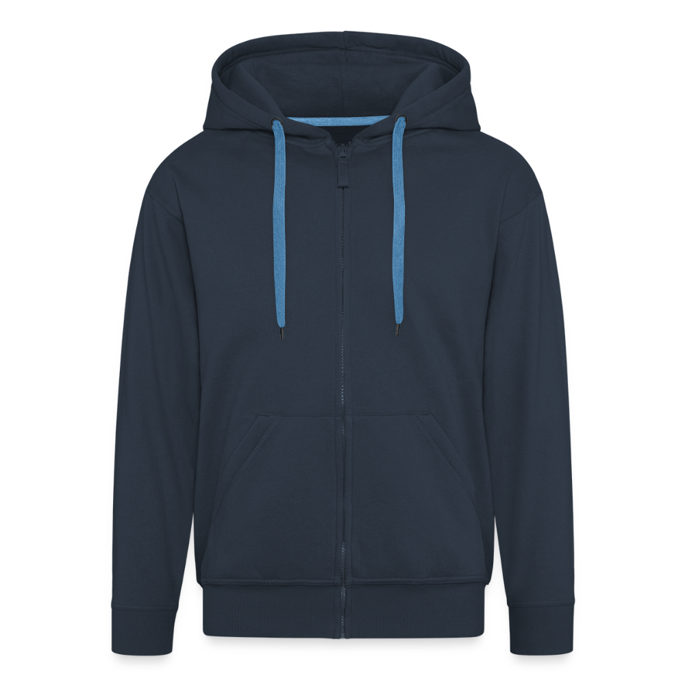 Dubbeglas Zip-Hoodie - Navy