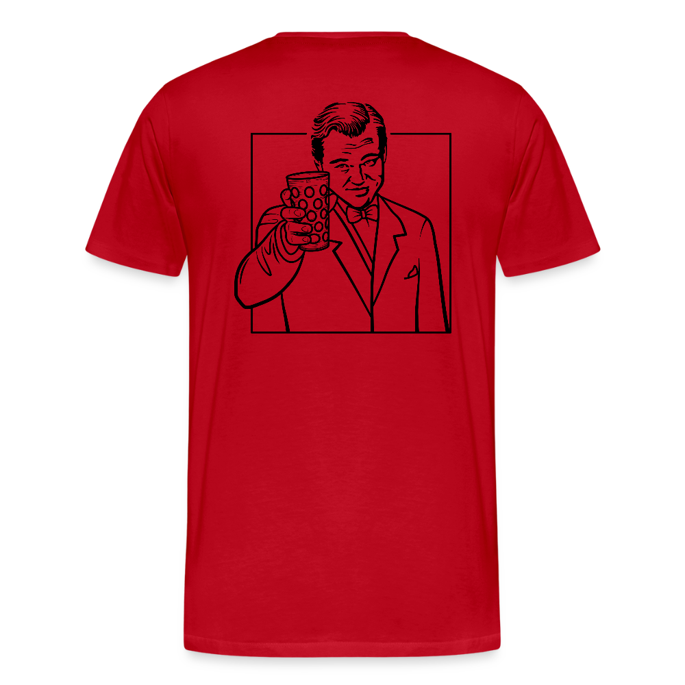 Männer-T-Shirt von Fruit of the Loom - Rot