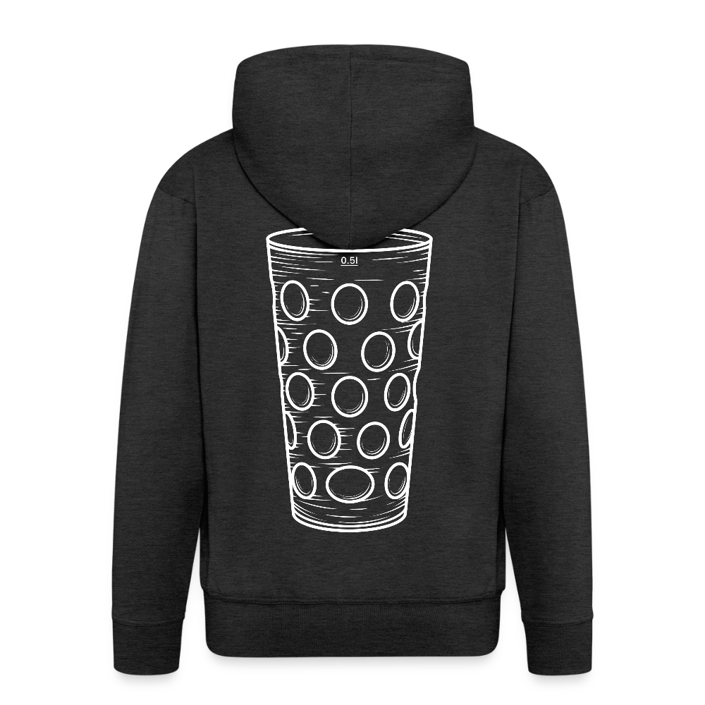 Dubbeglas Zip-Hoodie - Anthrazit
