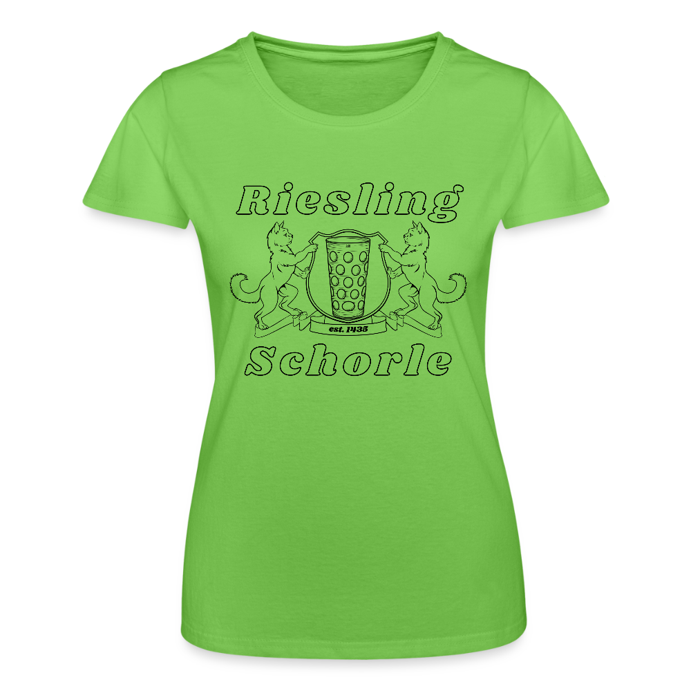 Frauen-T-Shirt von Fruit of the Loom - Hellgrün