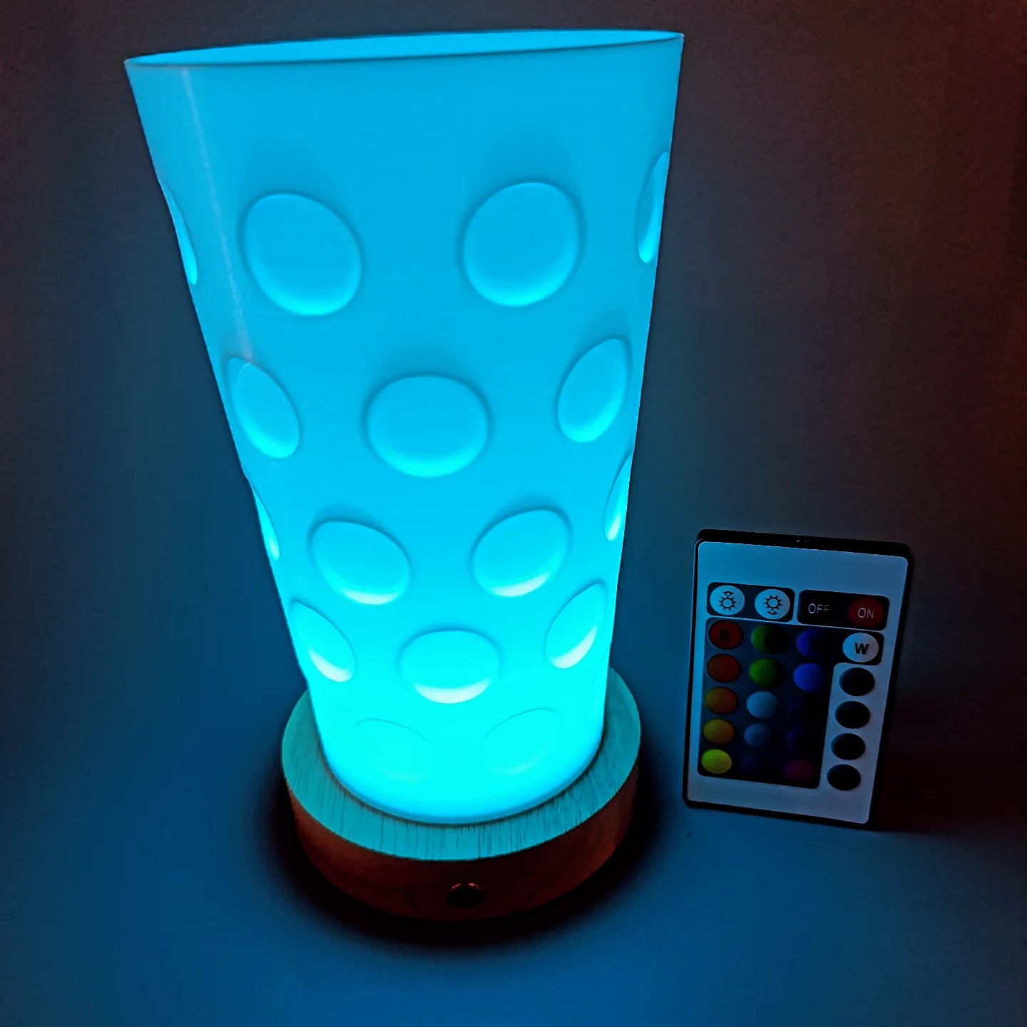Dubbeglas Lampe