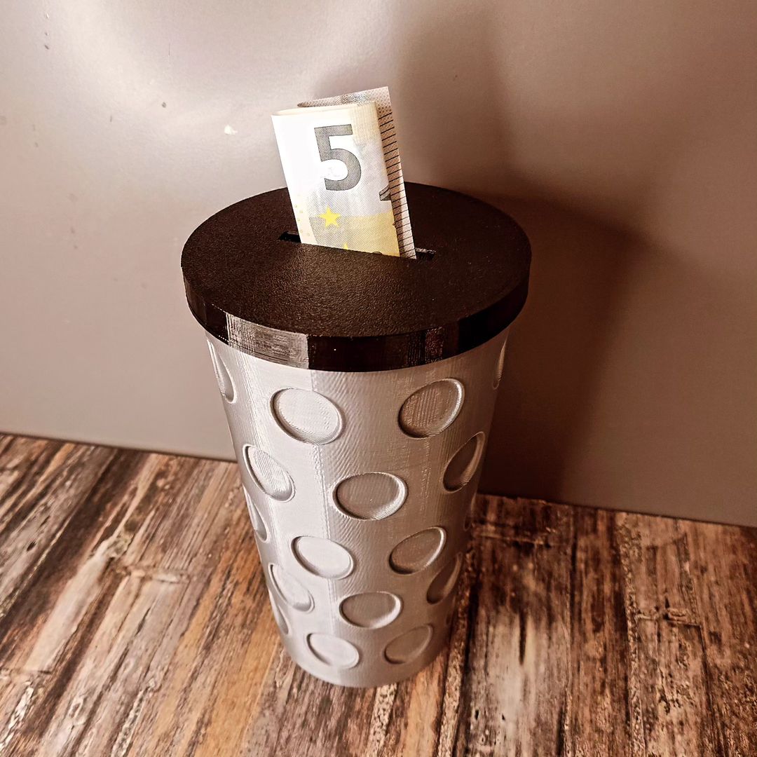 Personalisierte Dubbeglas Spardose | Dubbe-Box