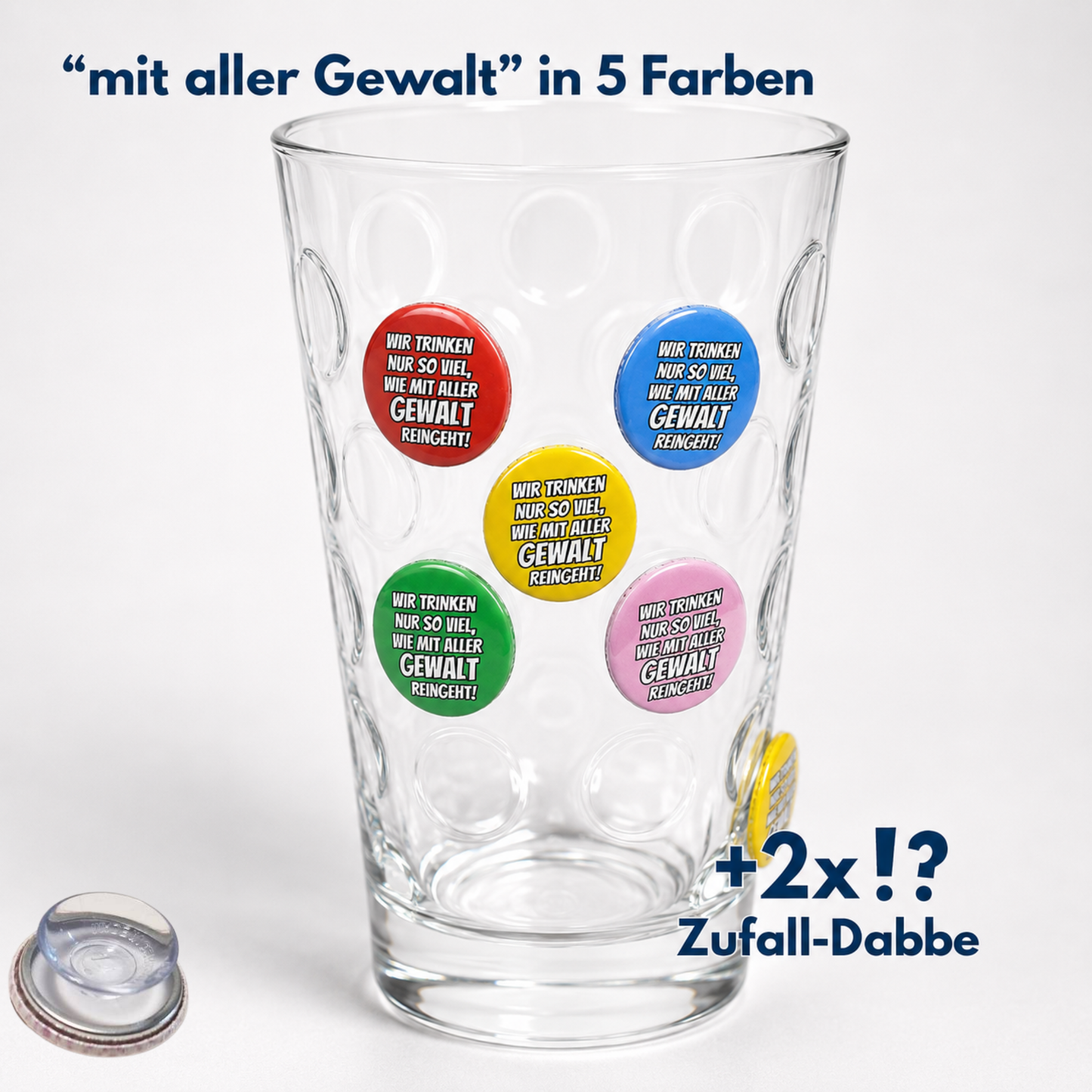 Personalisierte Dubbe Dabbe in verschiedenen Farben
