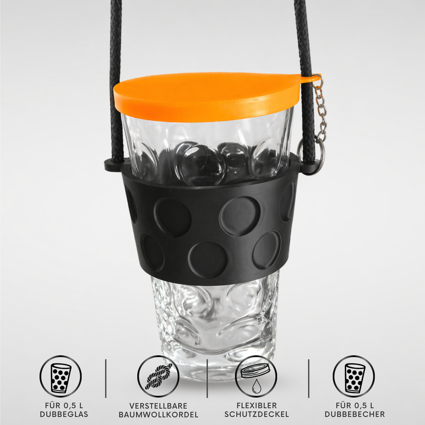 Dubbeglas Halter