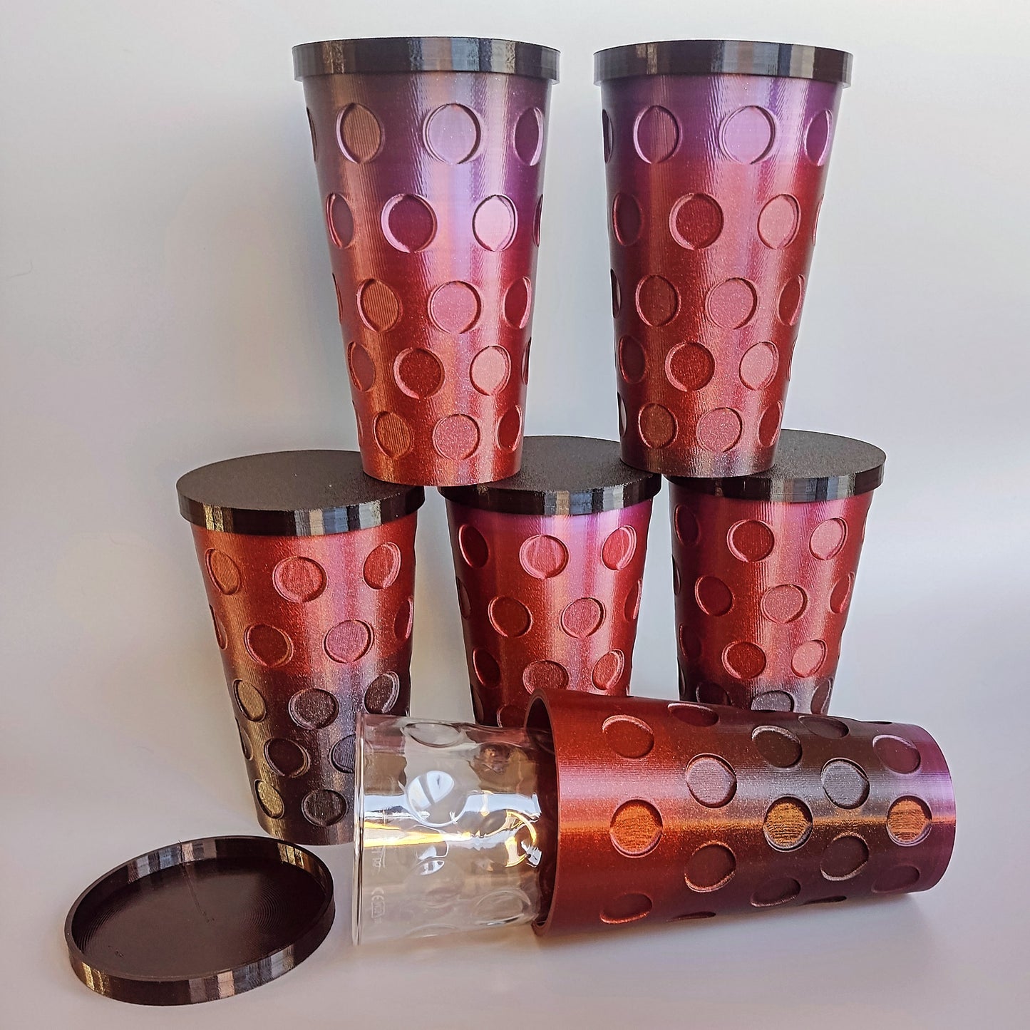 Dubbeglas Transportbox
