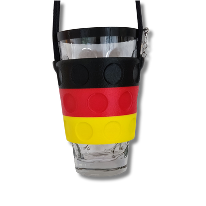 Dubbeglas Halter "EM Edition"