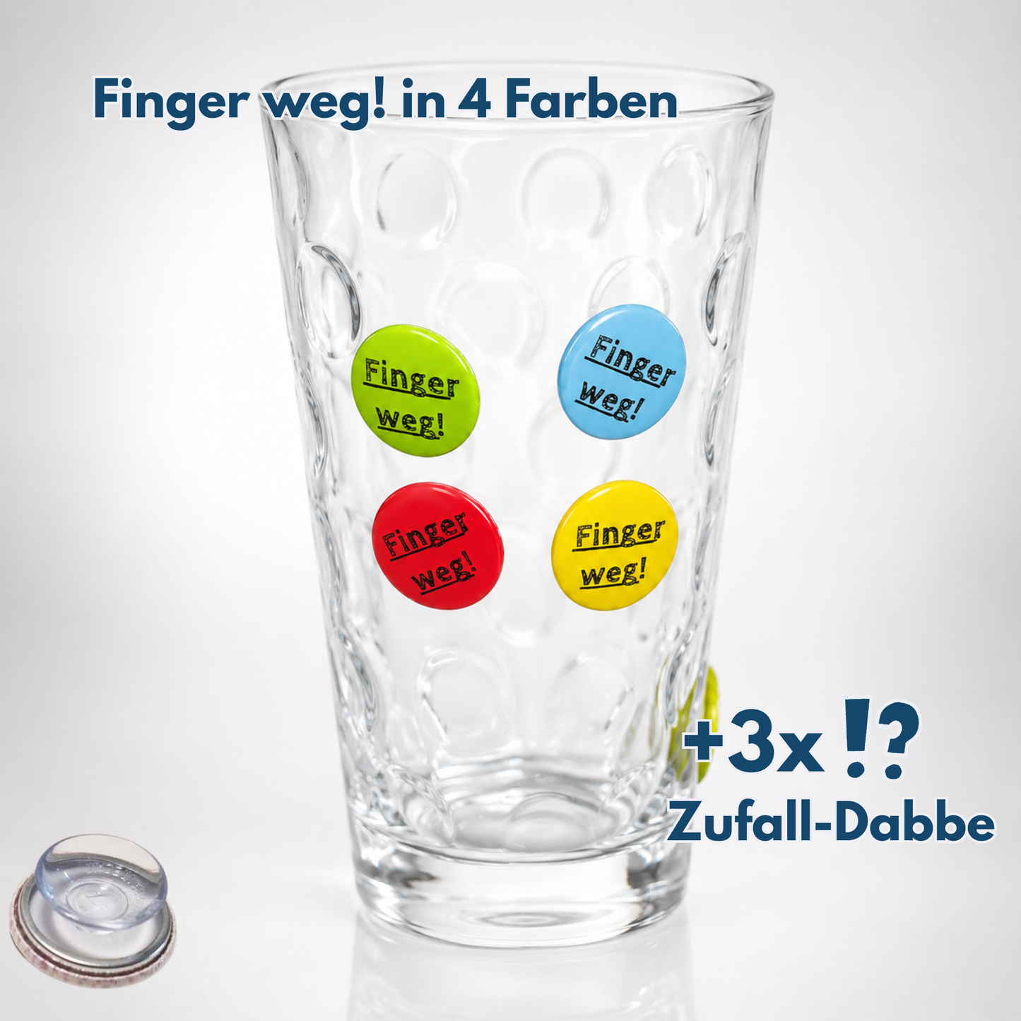 "Finger weg!" 4+3 Dabbe
