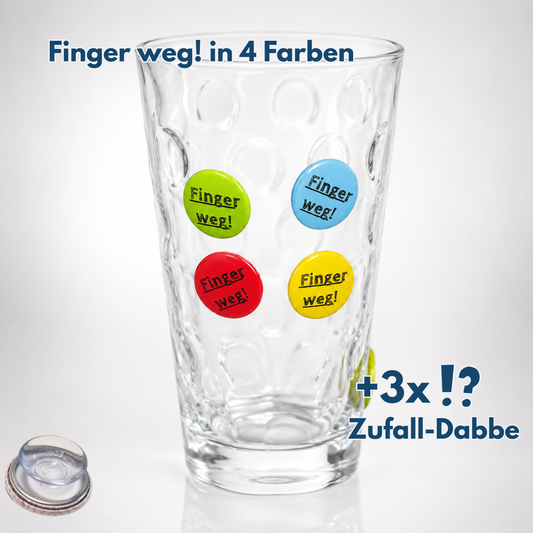 "Finger weg!" 4+3 Dabbe