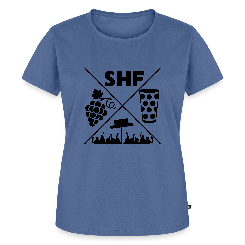 Strohhutfest (Woman) - Taubenblau