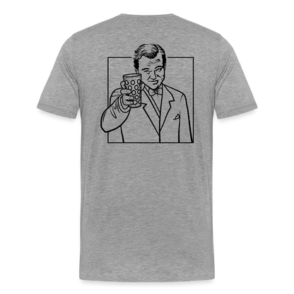 Männer-T-Shirt von Fruit of the Loom - Grau meliert
