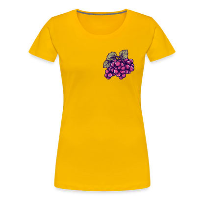 GrapeShirt (Woman) - Sonnengelb