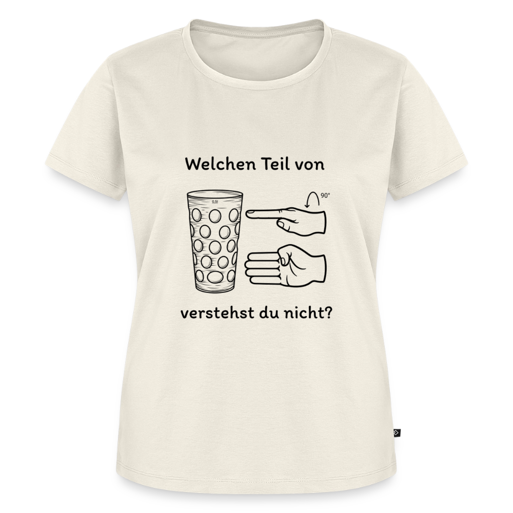 Richtige Schorle, Dubbeglas (woman) - Naturweiß
