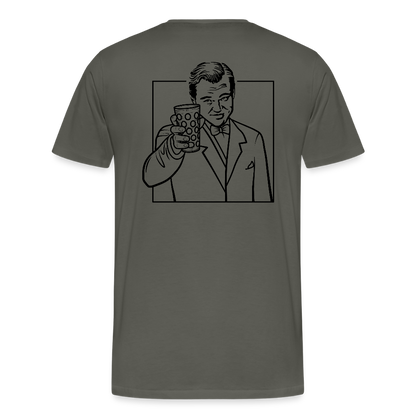 Männer-T-Shirt von Fruit of the Loom - Asphalt