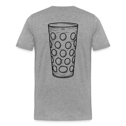 Dubbeglas - Grau meliert