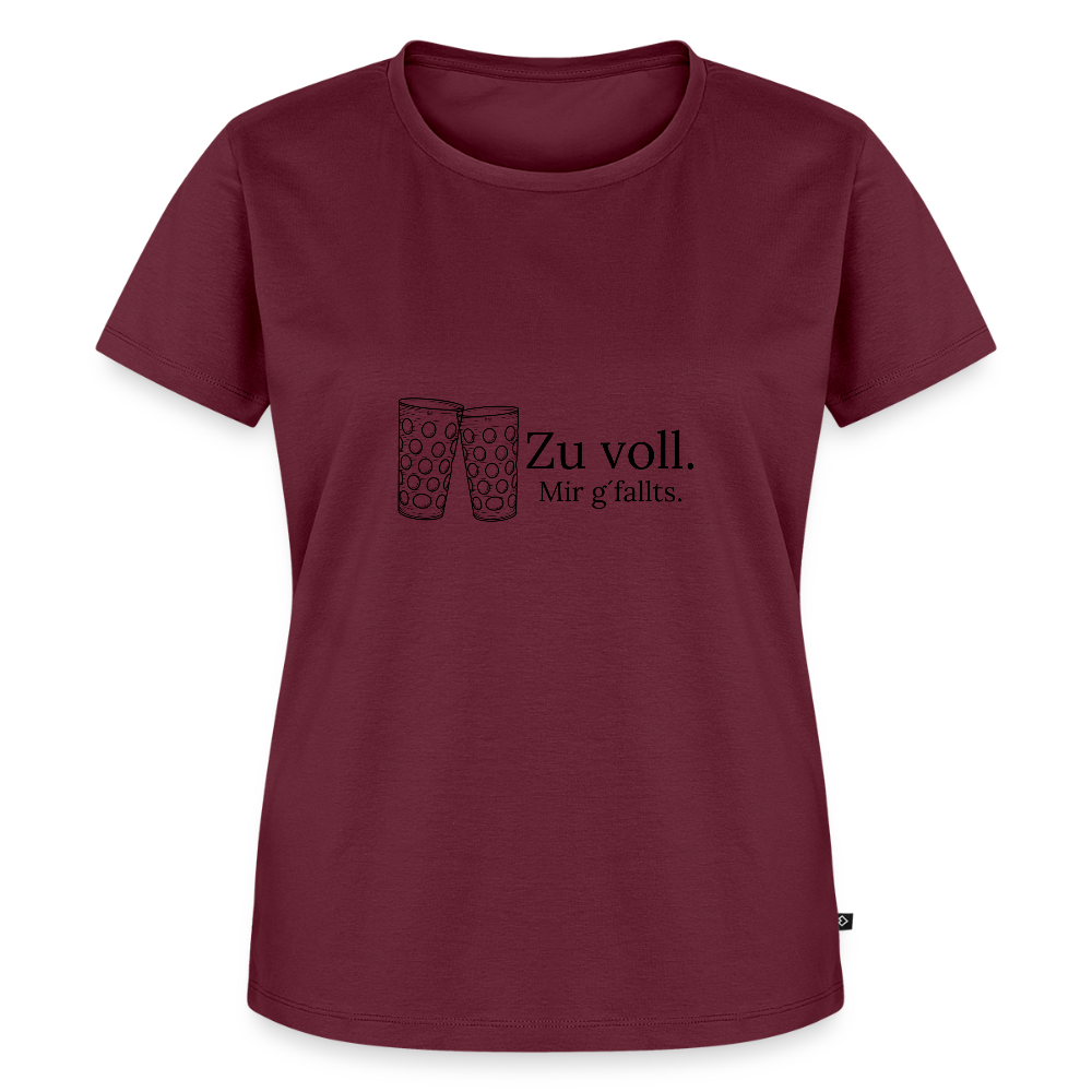 Zum Wohl? (Woman) - Burgunderrot