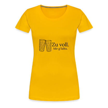 Zum Wohl? (Woman) - Sonnengelb