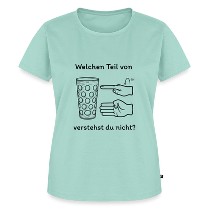 Richtige Schorle, Dubbeglas (woman) - Mint 