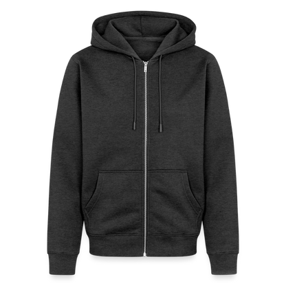 Dubbeglas Zip-Hoodie - Anthrazit meliert