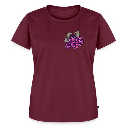GrapeShirt (Woman) - Burgunderrot