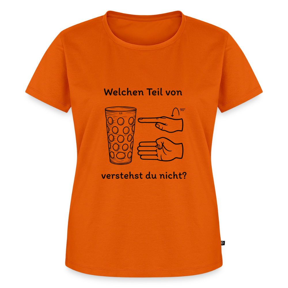 Richtige Schorle, Dubbeglas (woman) - Orange 