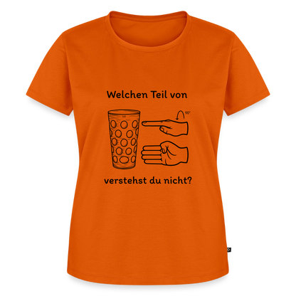 Richtige Schorle, Dubbeglas (woman) - Orange 