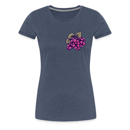 GrapeShirt (Woman) - Blau meliert