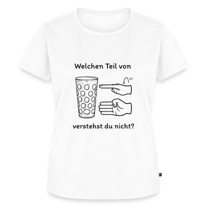 Richtige Schorle, Dubbeglas (woman) - Weiß