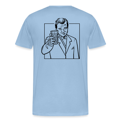 Männer-T-Shirt von Fruit of the Loom - Sky