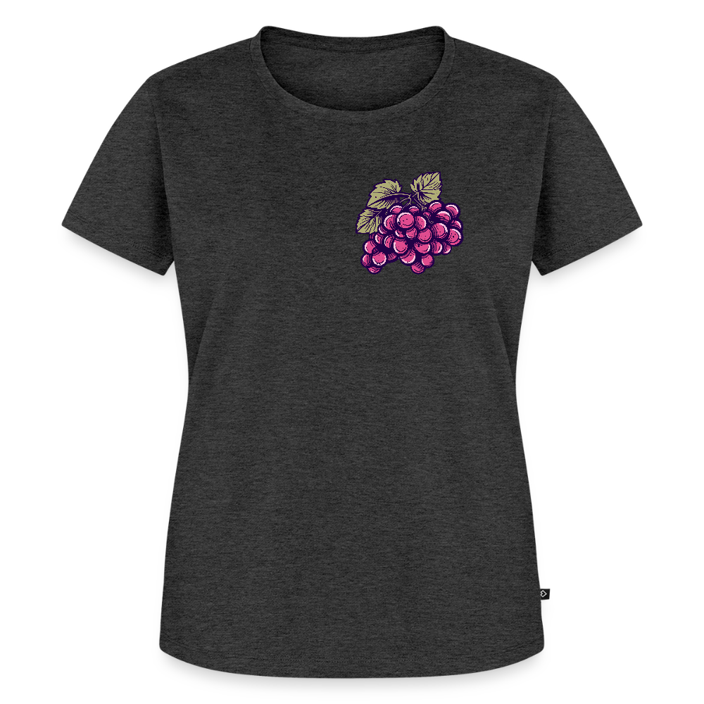 GrapeShirt (Woman) - Anthrazit meliert