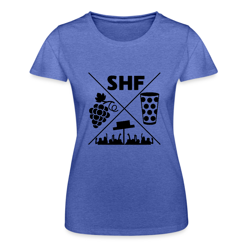 Strohhutfest (Woman) - Blau meliert