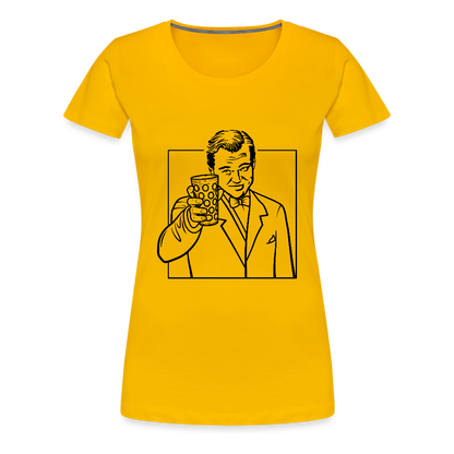 Great Gatsby, Dubbeglas Woman - Sonnengelb