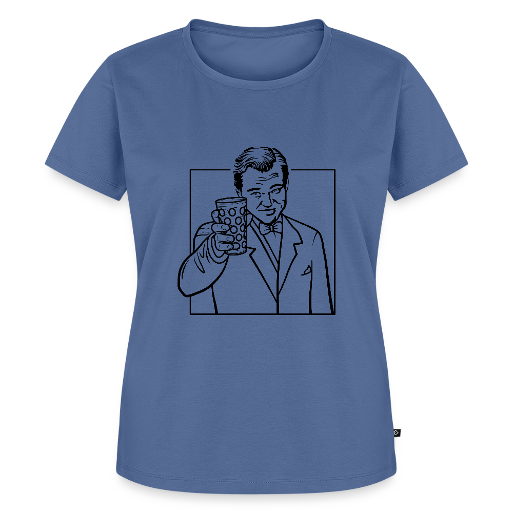 Great Gatsby, Dubbeglas Woman - Taubenblau