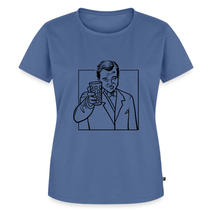 Great Gatsby, Dubbeglas Woman - Taubenblau