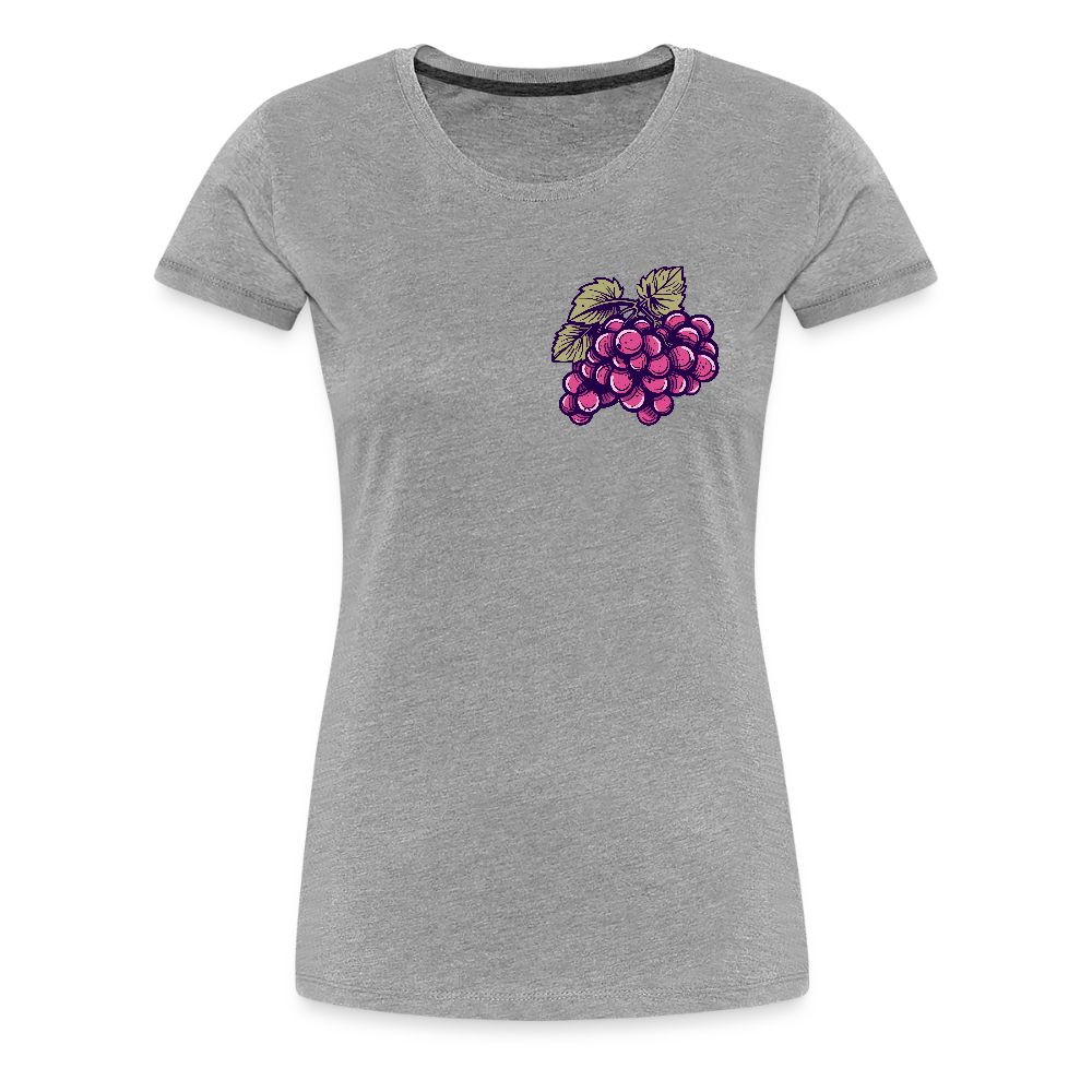GrapeShirt (Woman) - Grau meliert
