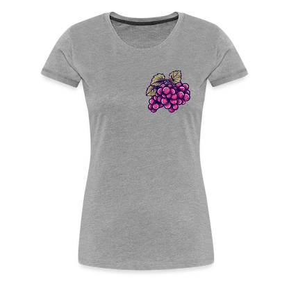 GrapeShirt (Woman) - Grau meliert