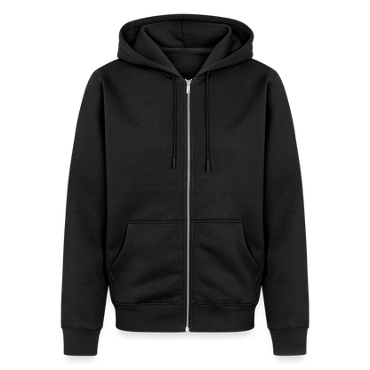 Dubbeglas Zip-Hoodie - Schwarz