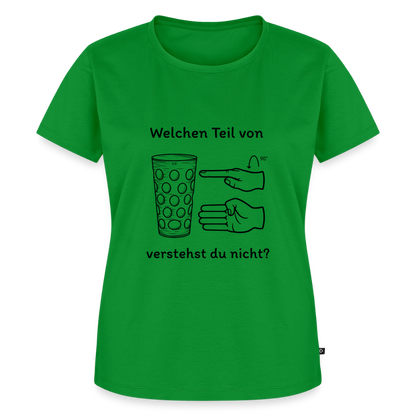 Richtige Schorle, Dubbeglas (woman) - Grün
