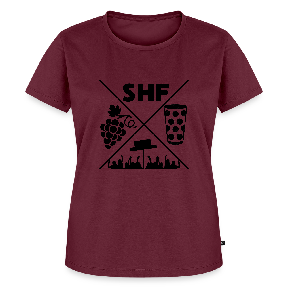 Strohhutfest (Woman) - Burgunderrot